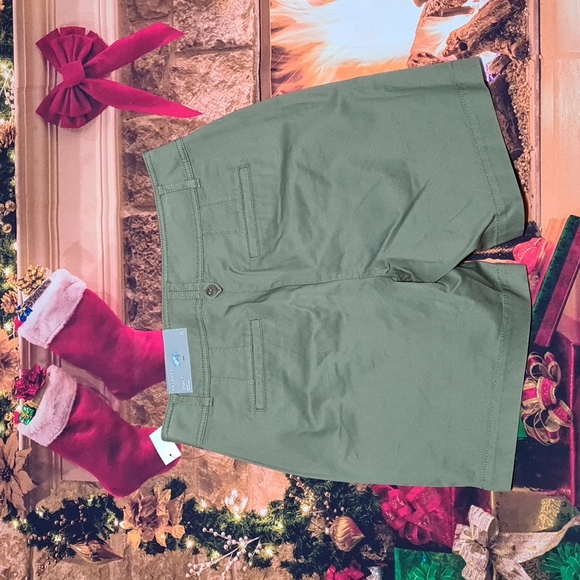 Talbots Green Shorts NWT Size 8 - Picture 4 of 5